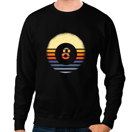Billiard vintages Pool Player Billiards 1 Sweatshirts