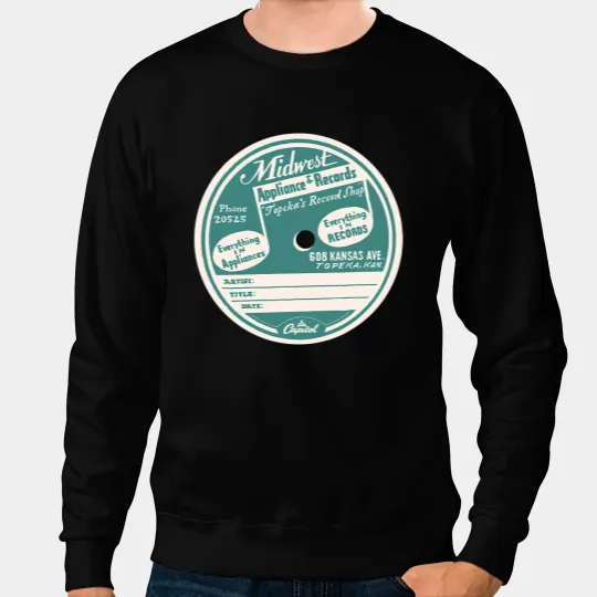 Midwest Appliance And Records 1952 Funny Music Sweatshirts