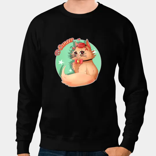 Cat Paws Astrology Cancer Cat Kawaii Zodiac Sign Funny Kittens Lover355 Sweatshirts