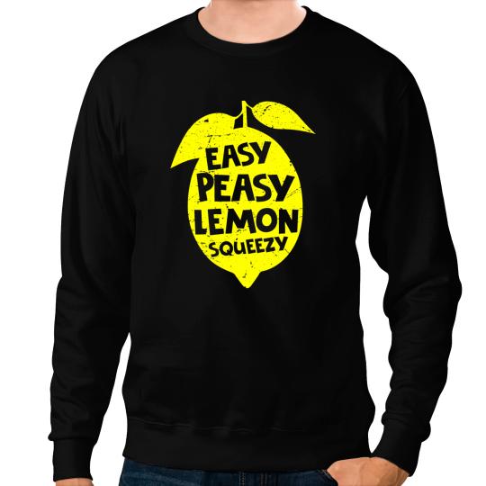 Easy Peasy Lemon Squeezy Funny Lemon Summer Lemonade 2 Sweatshirts