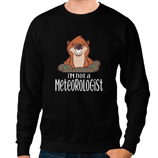 Im Not a Meteorologist Funny Groundhog Day Sweatshirts