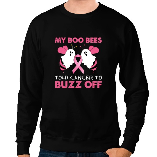 Bee Beekeeping Breast Cancer My Boo Bees Told Cancer To Buzz OF Cancer Survivor Awareness Beekeeper Sweatshirts