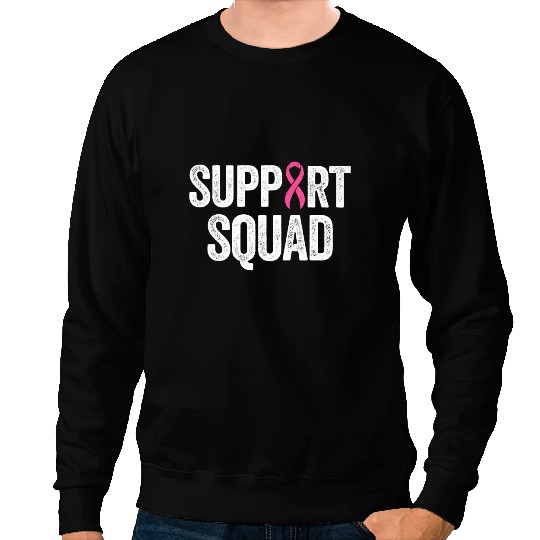 BC Breast Cancer Warrior Support Squad Breast Cancer Awareness 2 Cancer Sweatshirts