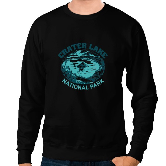 Crater Lake National Park Souvenir Mountain Hike Traveling Sweatshirts