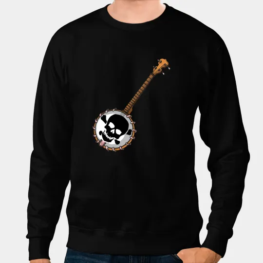 Banjo Bluegrass Music Bluebird Kentucky Mandolin Asheville 9 Sweatshirts