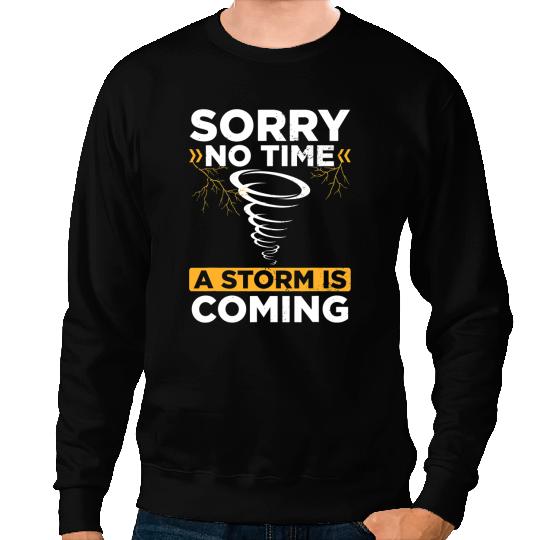 Otters Storm Hunter Design for Tornado Hunter Storm Spotters 7 Sweatshirts