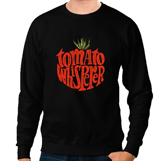 Tomato Whisperer Gardener Vegetable Drawing Sweatshirts