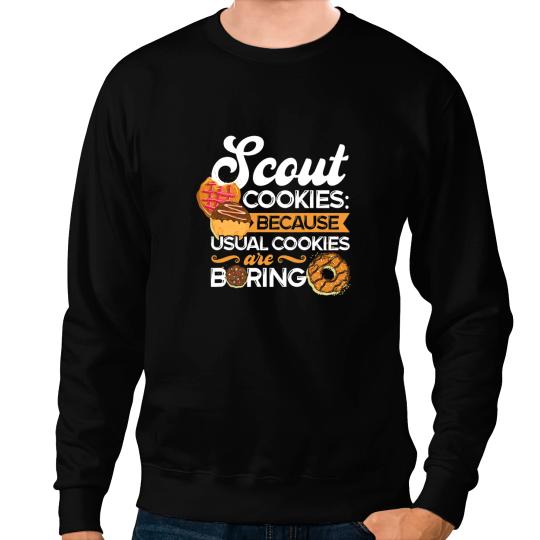 Scout And Cookie Seller Scouting Cookie 3 Sweatshirts