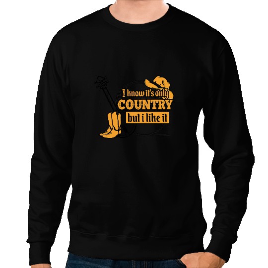 I Love Country Music 2 Sweatshirts