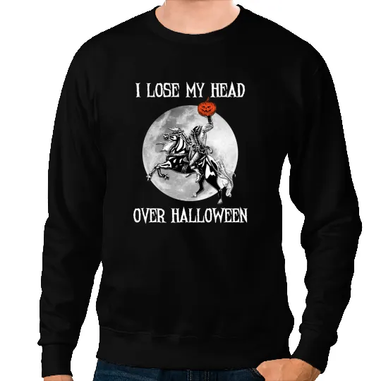 Funny Horse vintages Halloween Headless Horseman Men Women 114 Sweatshirts