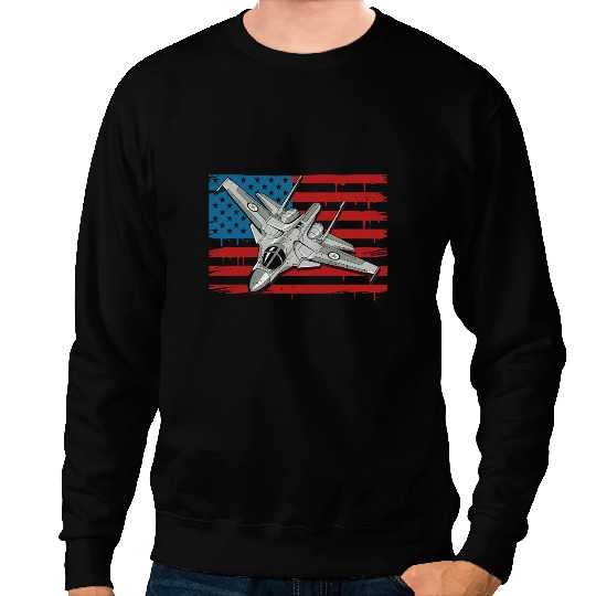 Pilot Job US Jet Fighter Jet Plane Pilot Gift Sweatshirts