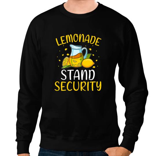 Lemonade Crew Citrus Summer Lemonade Stand Security Sweatshirts