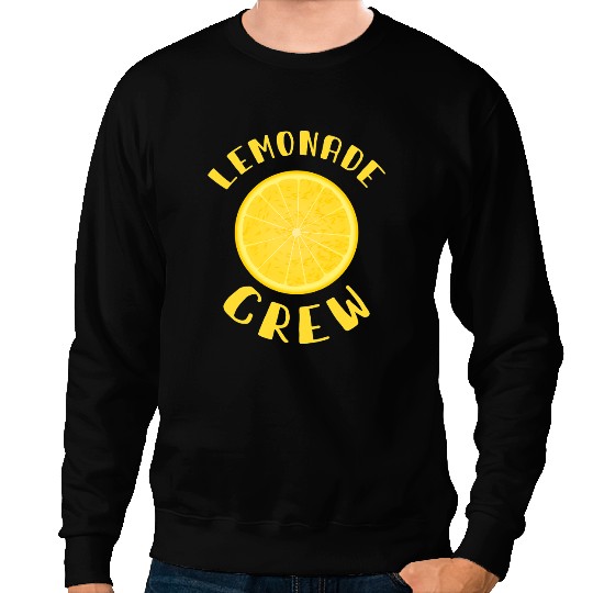 Lemonade Crew Funny True Lemon Juice Stand Squad Hero Sweatshirts