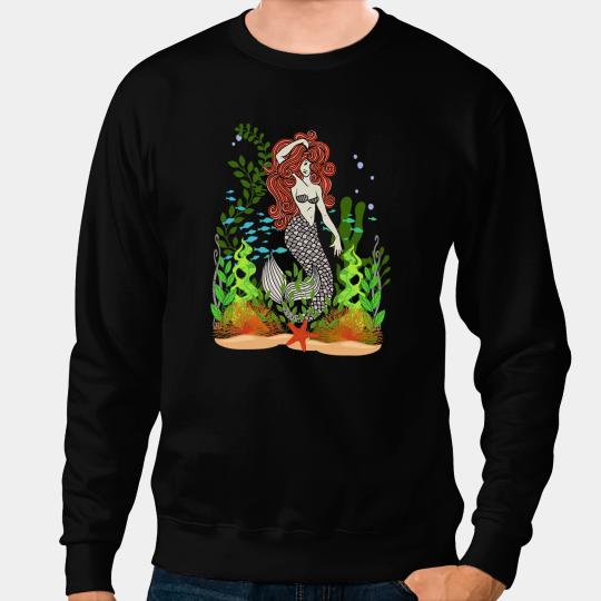 Mermaid Queen Magic Under the Sea Girls Women Sweatshirts