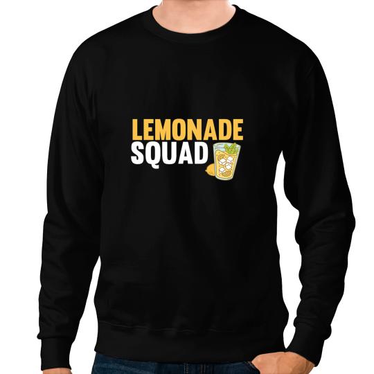 Lemonade Squad Funny Lemonade Crew Lemon Juice Fruit Lover Sweatshirts