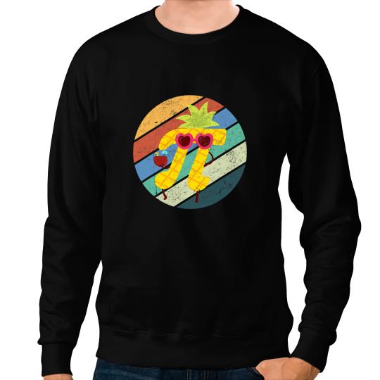 Teacher Job pineapples Pi Day Hawaiian Math Teacher 1 Sweatshirts