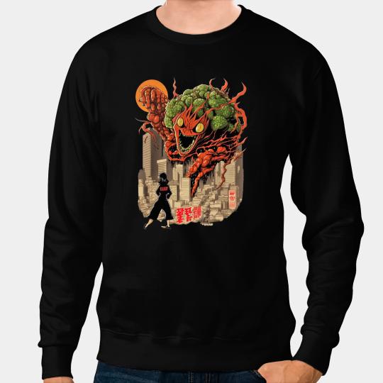 Japan Kaiju Broccoli Vegetable Anime Sweatshirts
