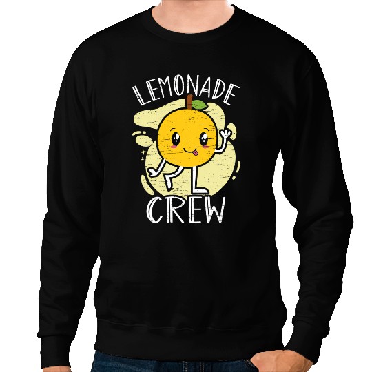 Lemonade Crew Lemon Fruit Sweetened Drink Sweatshirts