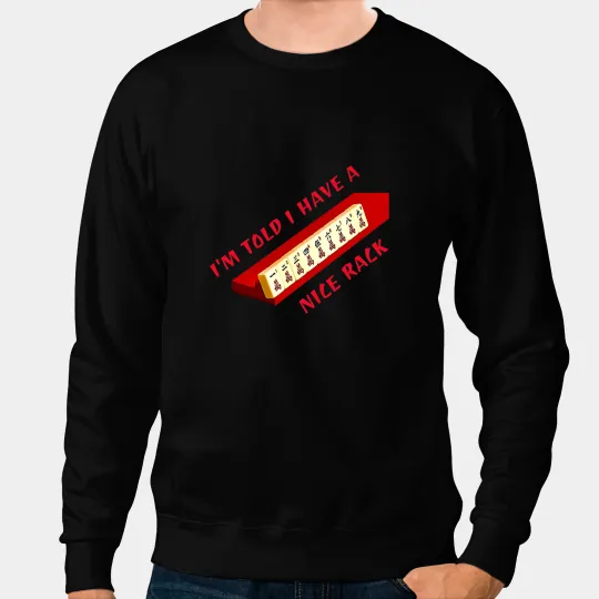 Nice Rack Mahjong Mahjongg Mahj Tiles Funny Pun Hanukkah Sweatshirts