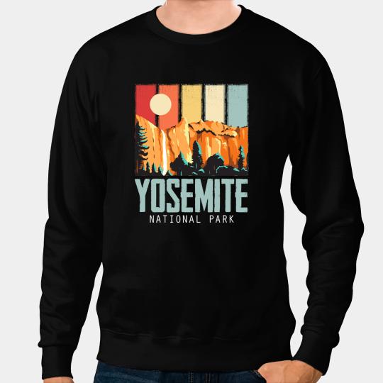 Funny Bear Yosemite National Park californias Grizzly Bear Camping Cute Bears Sweatshirts