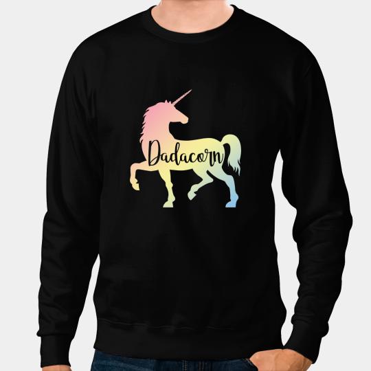 Unicorns Lover Pony Dadacorn Dad Cool Fathers Day 91 Sweatshirts