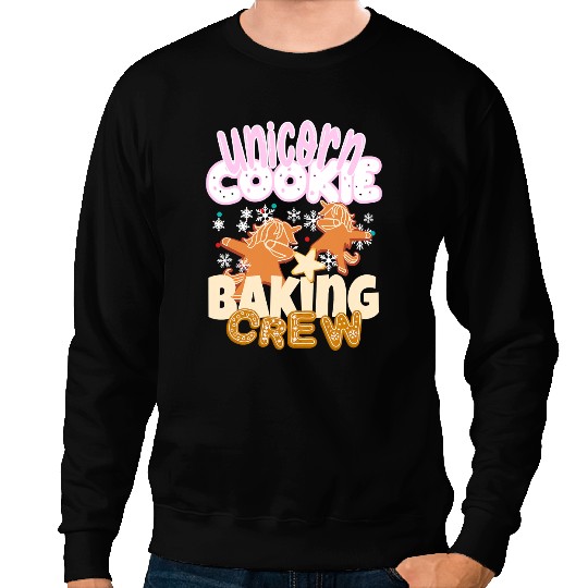Unicorns Pony Dabbings Unicorns Cookie Baking Crew Christmas Baker Team 7 Sweatshirts