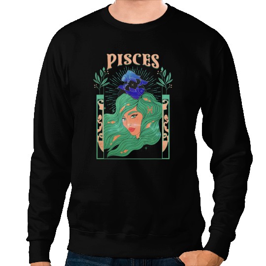 Pisces Zodiac Gift Birthday Gift Horoscope Zodiac Astrology Sweatshirts