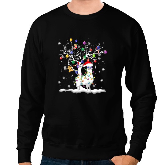 Lama Llama Fa La La Llama Funny xmass Lllama Lover Christmas Matching 1 Sweatshirts