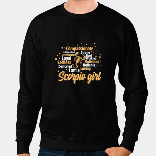 Scorpio Girl Birthday Astrology Zodiac Sign Women Scorpio 2 Sweatshirts