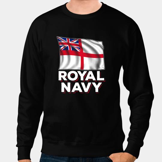 Royal Navy Sailor Britain Flag Union Jack Ensign Ship Sweatshirts