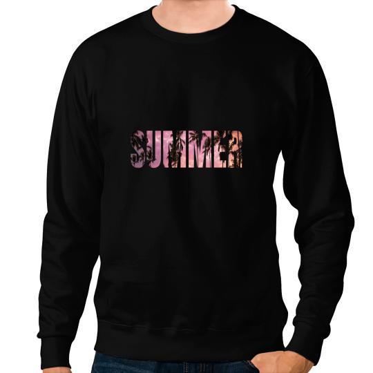 Summer Palm Tree Cool Fun Sweatshirts