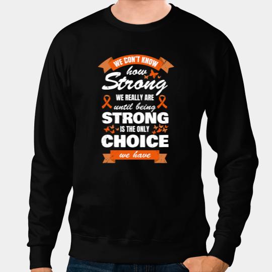 Kidney Disease Month Support Squad Orange Ribbon 1 Sweatshirts