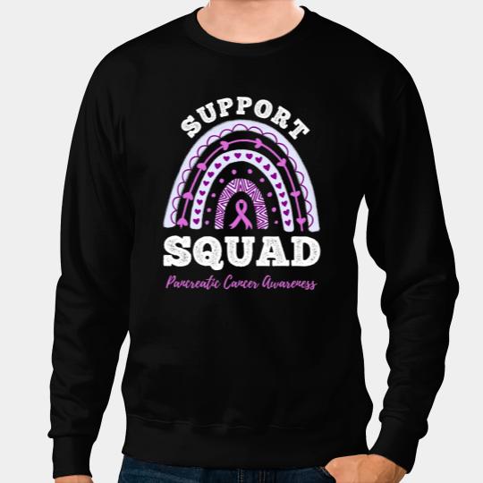 Support Squad Pancreatic Cancer Awareness 2 Sweatshirts
