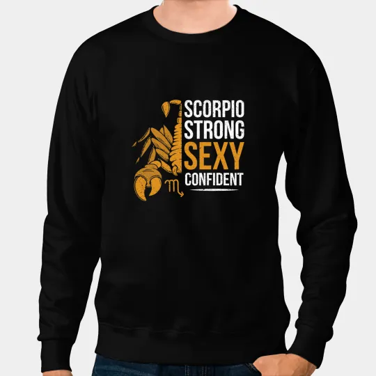 Scorpio Astrology Zodiac Sign Scorpion Horoscope Scorpio Sweatshirts
