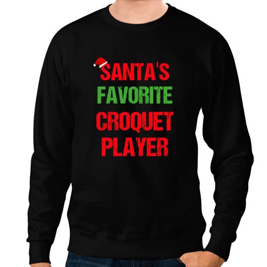 Croquet Player Funny Pajama Christmas Gift 2 Sweatshirts