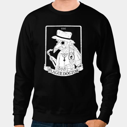 Occult Plague Doctor Gothic Metal Devil Tarot Grunge Sweatshirts