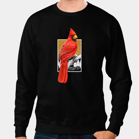 Red Cardinal Bird Watcher Bird Watching vintages Nature Bird 1 Sweatshirts
