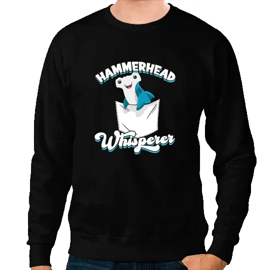 Ocean Shark Hammerhead Whisperer Ocean Fish Sharks Hammerhead Shark Sweatshirts
