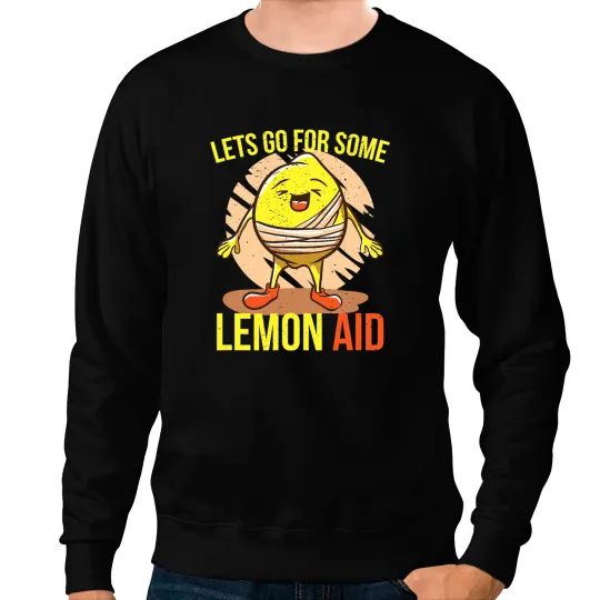 Lets Go For Some Lemon Aide Lemon First Responder Paramedic Sweatshirts