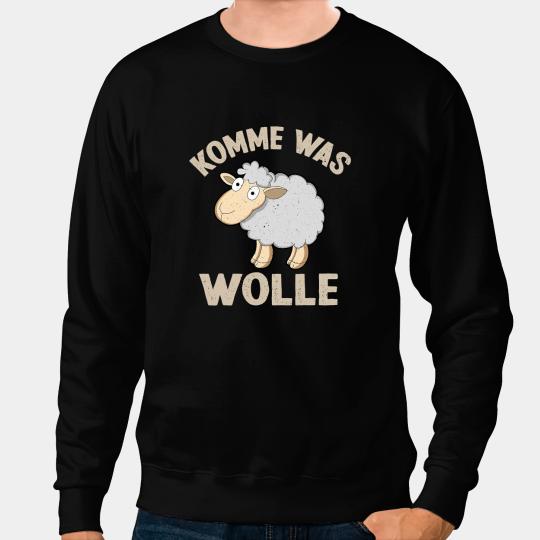 Sheep Lamb Come was wool sheep farmers farmers sheep animals 53 Ewe Sheeps Sweatshirts