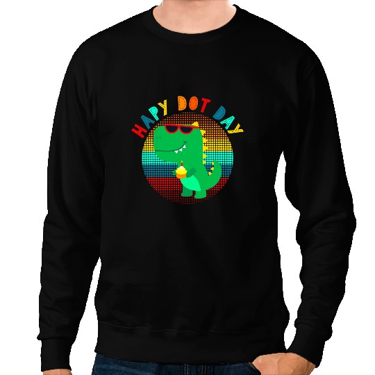 Happy International Dot Day September 15th Polka Dot Sweatshirts