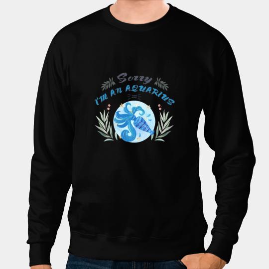 Sorry I Am An Aquarius Horoscope Zodiac Astrology Birthday Sweatshirts