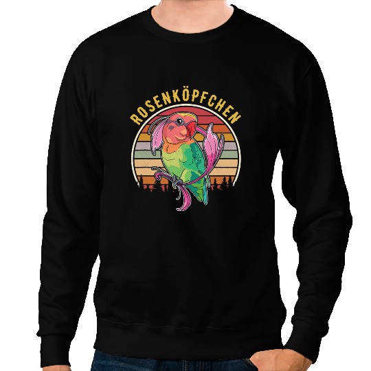 Rosyfaced Parrot Africa Ornithologist Birdwatching 14 Sweatshirts