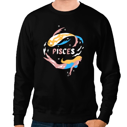 Pisces Tarot Water Zodiac Sign Personality Sweatshirts