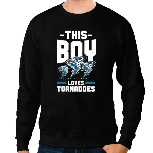 Storm Chaser Hurricane Meteorology Tornado Kids This Boy Sweatshirts