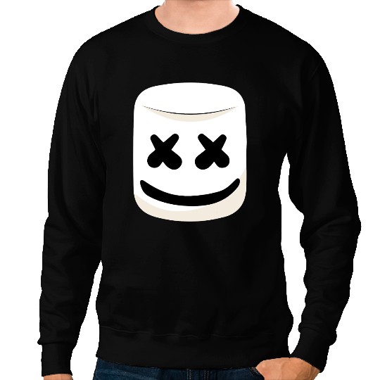 Camping Camp X Eyes Marshmallow Smores Camping Marshmallow XEyes Camper Sweatshirts