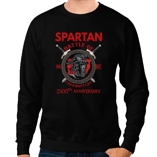 Spartan Greece anniversary ancient warrior Sparta Sweatshirts