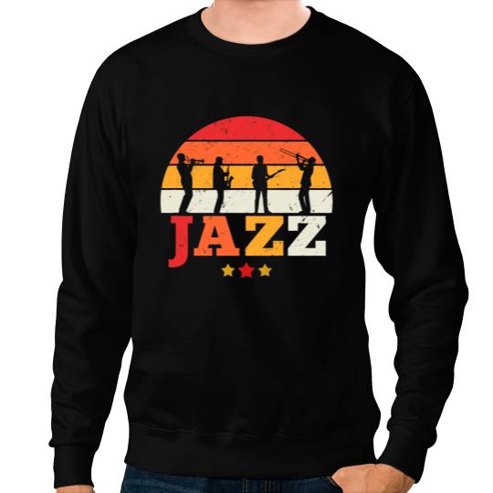vintages Classic jazz Concert Band Gift Ideas For Jazz Lovers Sweatshirts