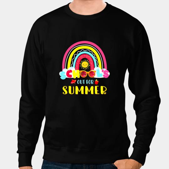 Teacher Job Last Day Of School Schools Out For Summer Teacher Student 5 Sweatshirts