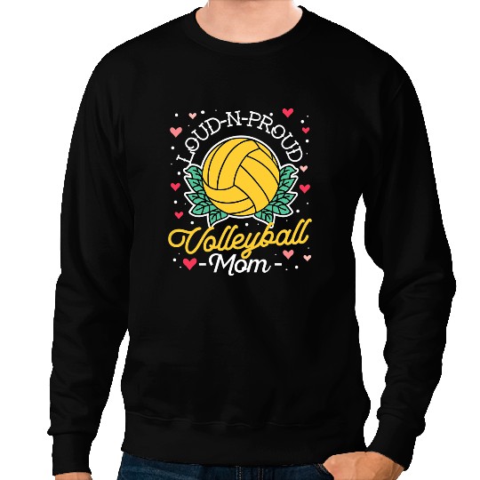 Volleyball Gift Mom Sweatshirts